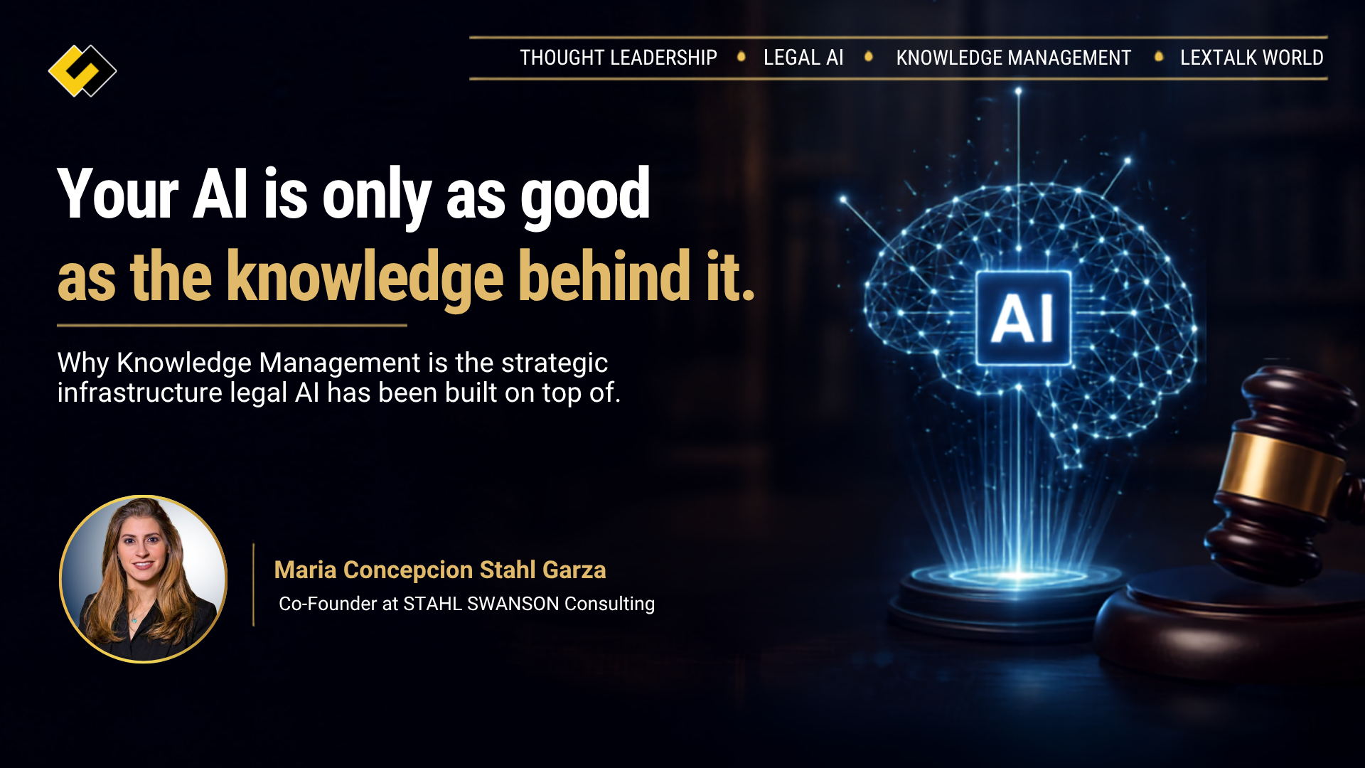 AI in Law is only as good as its knowledge foundations 2 LexTalk World